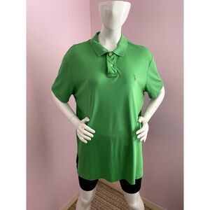 Polo Ralph Lauren Shirt Mens XL Short Sleeve Lightweight Pima Soft Touch Green